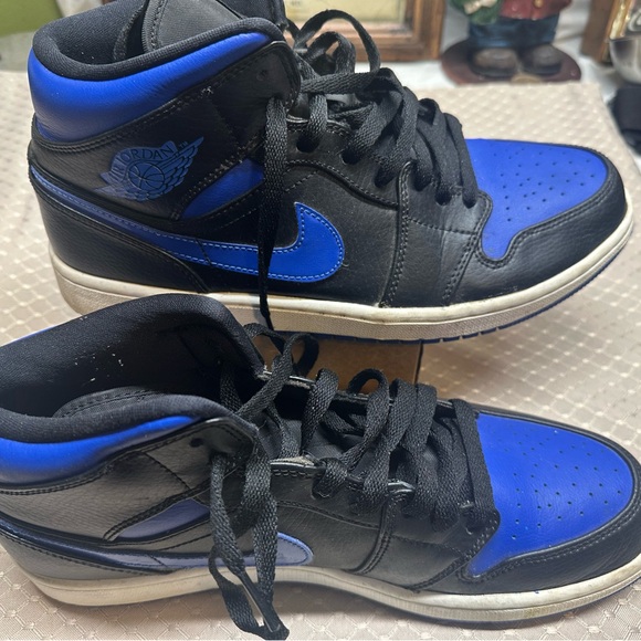 Jordan 1 mid hyper royal 2020 sz.10 men’s - Picture 2 of 7